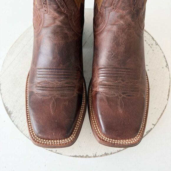 NEW Rod Patrick Mens Cowboy Boots Size 8.5D Perro Loco Brown Western Square Toe - Picture 7 of 12